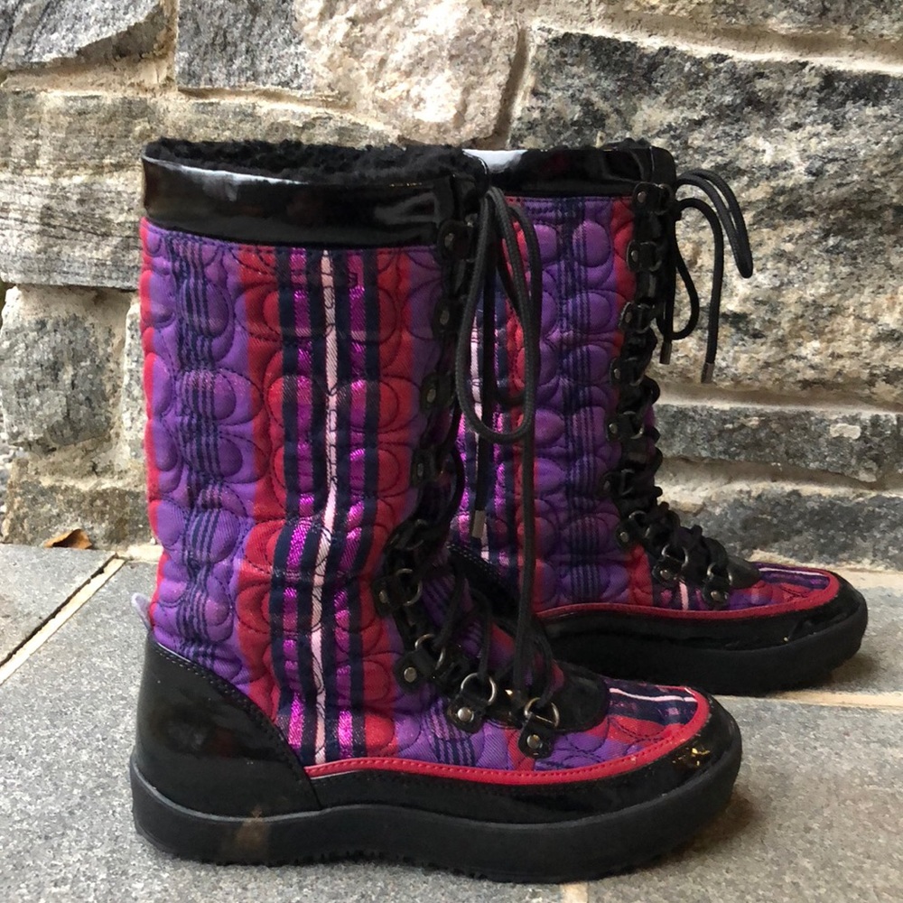 Coach Winter Boots Size 6 1/2
